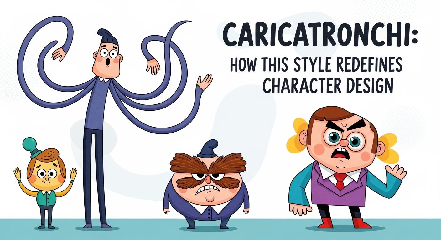 Caricatronchi: How This Style Redefines Character Design